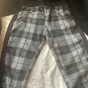 Justice Girls Plaid Leggings